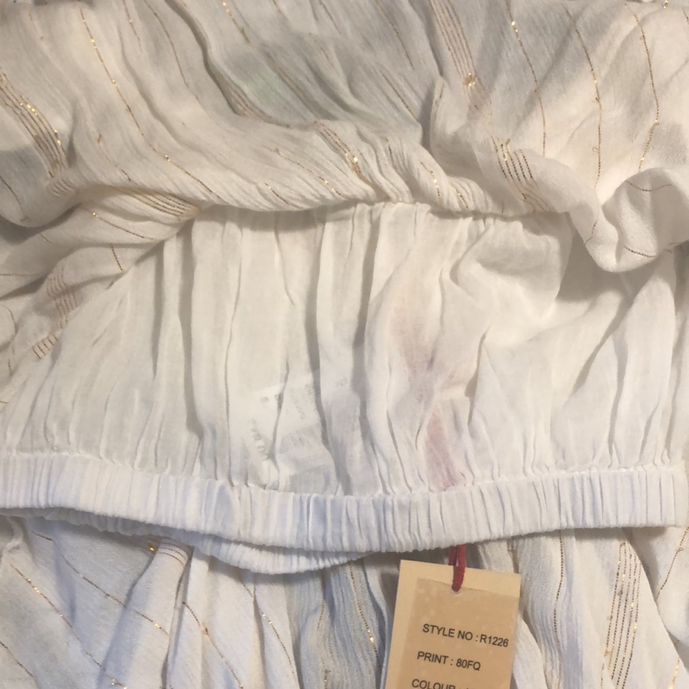 NWT Raga Golden Rules Off the Shoulder Crop Top, size small - Picture 7 of 7